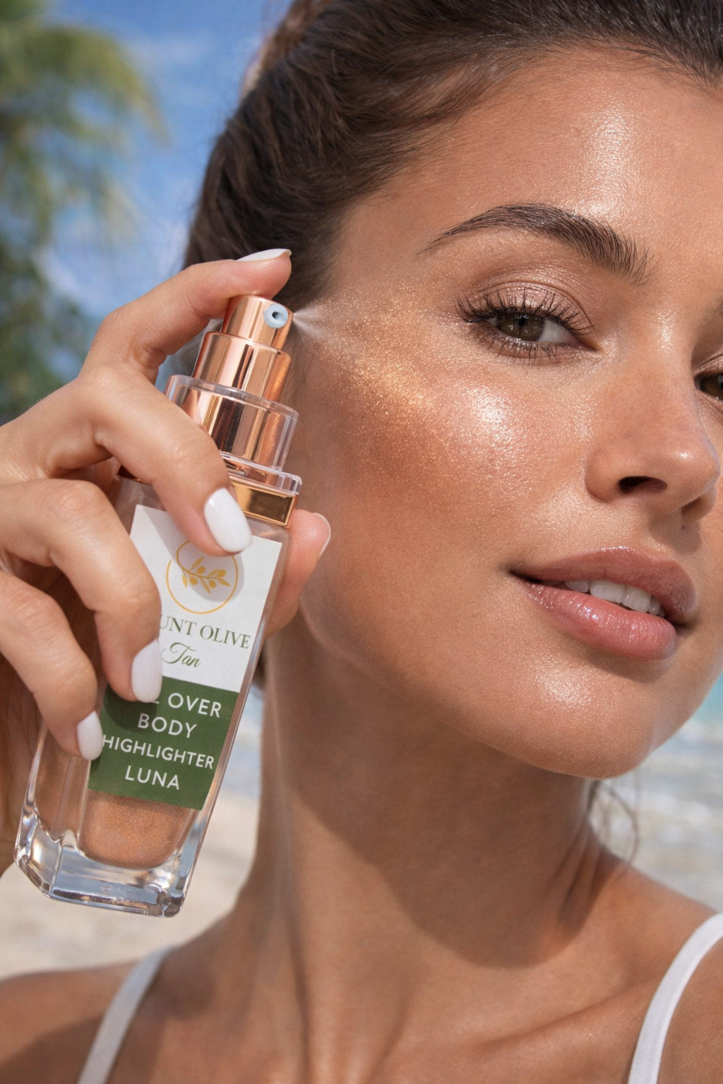 Mount Olive Tan All Over Body Highlighter Luna
