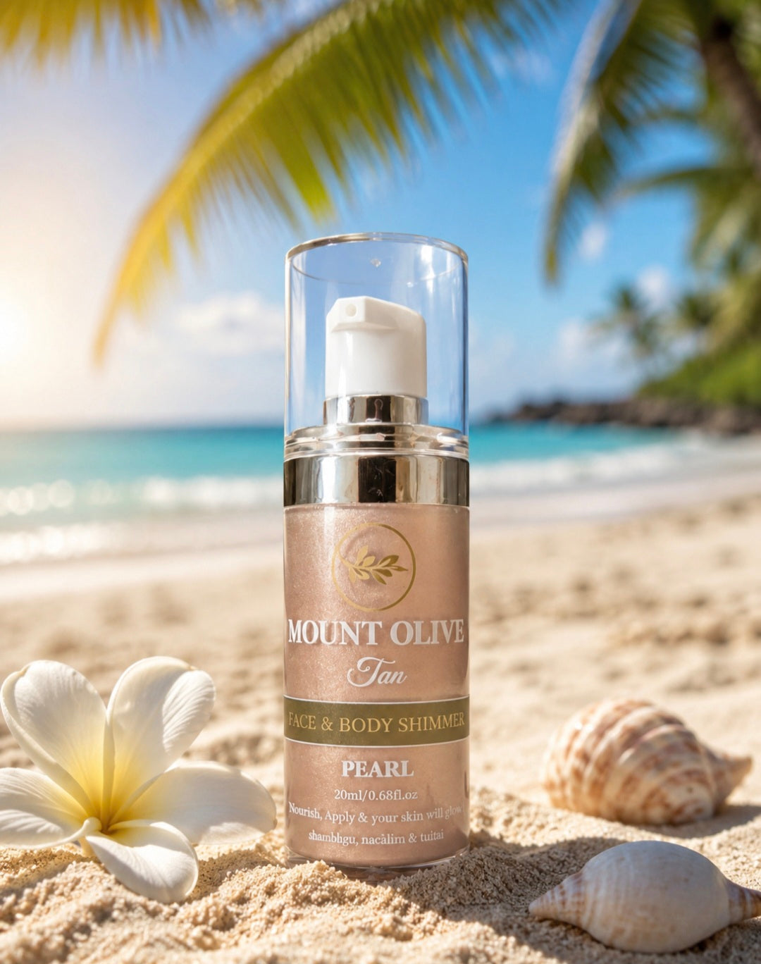 Mount Olive Face & Body Shimmer Pearl