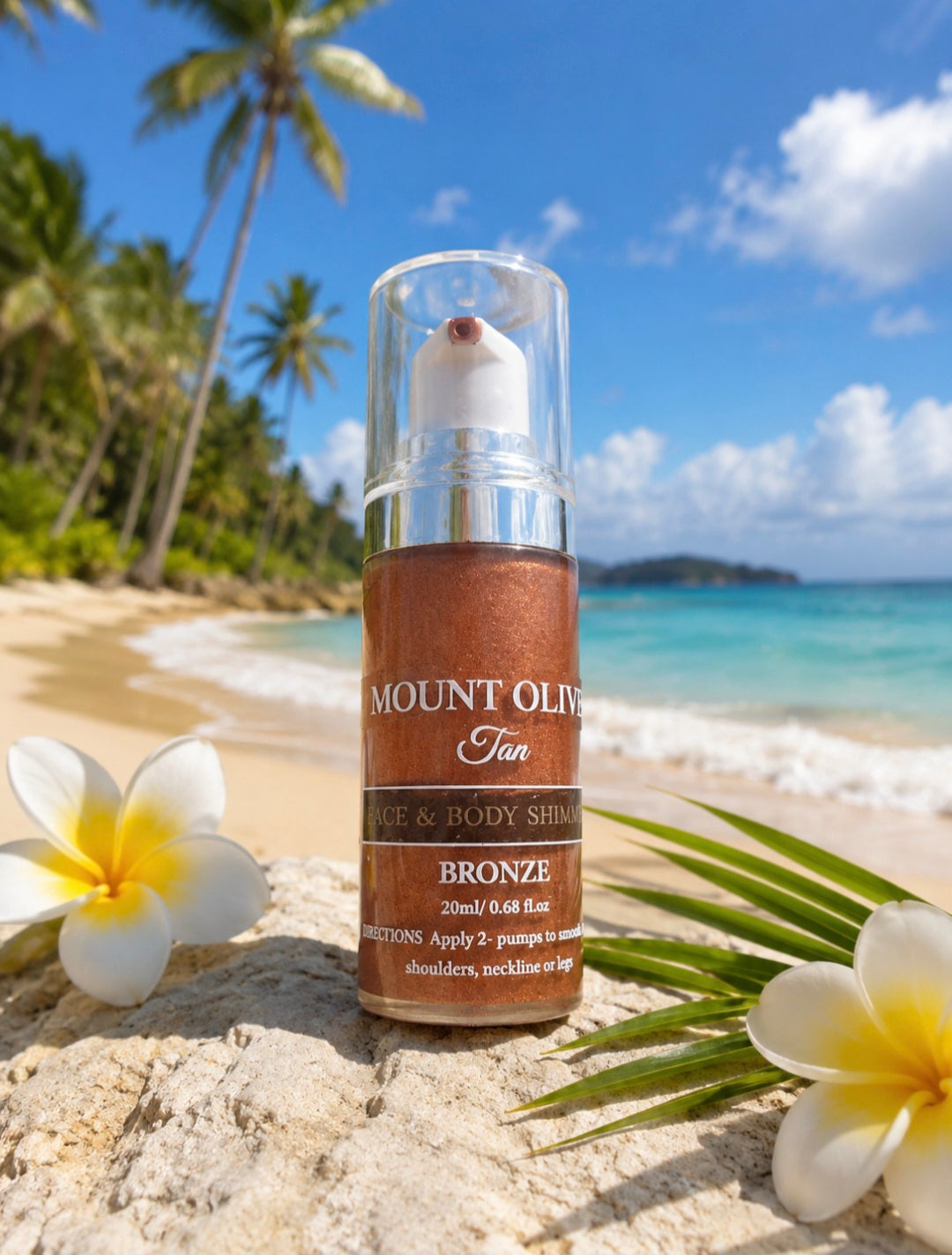 Mount Olive Tan Bronze Face and Body Shimmer